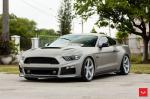 Ford Mustang GT Matte Grey by Roush on Vossen Wheels (CV3R) 2017 года
